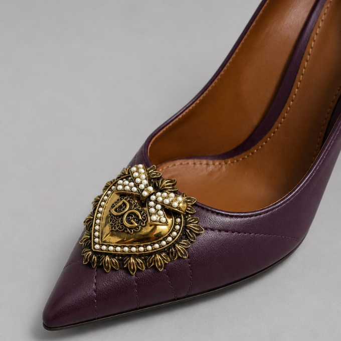 Dolce&Gabbana Devotion Pumps - Plum